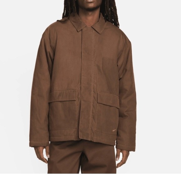 Nike Other - Nike Mens Waxed Canvas Work Jacket Fn3130-281 Mens XS Utility Quilted Lining